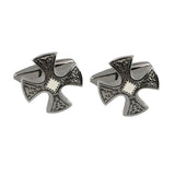 Roman Cross Cufflinks Men's French Cuff Buttons