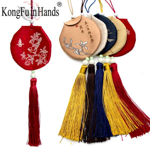 Ethnic Style Sachet Car Pendant Embroidery Tassels Bag