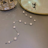 Retro Rhinestone Pearl Hairpins Long Tassel Hairpin Wedding Jewelry