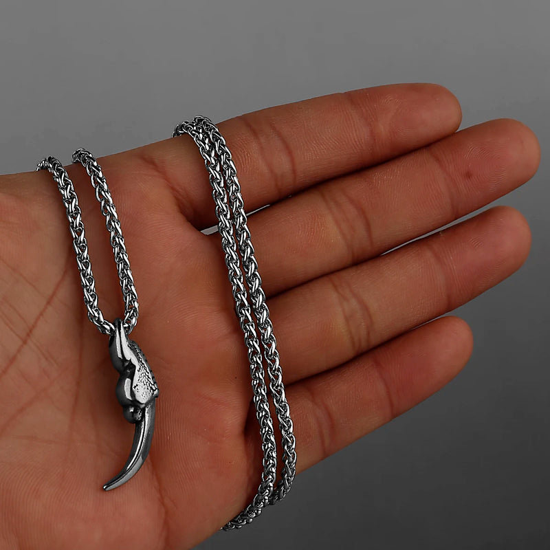 Dragon Claw Pendant Necklace Unisex 316L Stainless Steel Gift Jewelry