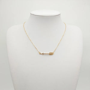 Retro Arrow Pendant Necklace Women's Party Clavicle Chain Accessories