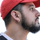 Retro Small Zircon Earrings for Men and Women