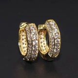 Retro Small Zircon Earrings for Men and Women