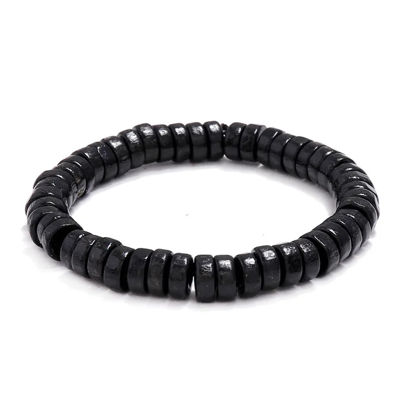 Retro Wood Bead Bracelet Promo