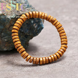 Retro Wood Bead Bracelet Promo