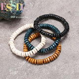Retro Wood Bead Bracelet Promo
