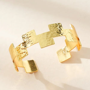Hollow Wide Cuff Bracelets Armlets For Women