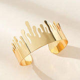 Hollow Wide Cuff Bracelets Armlets For Women
