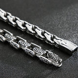 Stainless Steel Bracelet For Men 9/11MM Wide Chain Hand Mens Bangles
