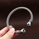 Retro Stainless Steel Fist Bracelet Punk Men's Boys Creative Boxer Opening
