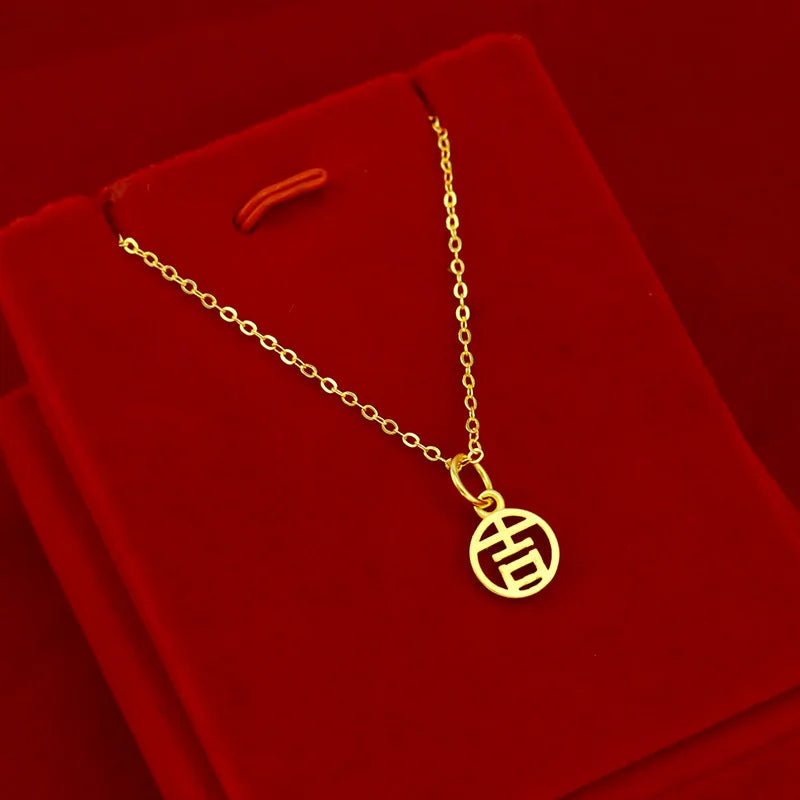 Retro Style Pendant Necklace for Women's Statement Jewelry