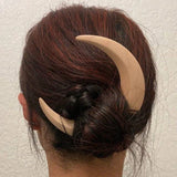 Retro Style Semicircle Hairpin Peach Green Red Hairpin Plate Hair