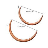 Retro Style Semicircle Hairpin Peach Wood Green Red Hairpin Plate