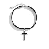 Retro Sweet Cross Necklace Pendant Collar Chain Women's Jewelry