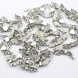 Tibetan Silver Dragonfly Wing Spacer Metal Bead for Jewelry Making