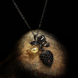 Retro Pine Cone Pendant Necklace Clavicle Chain Series