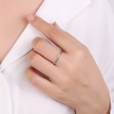Retro V Shape Vines Finger Rings S925 Sterling Silver for Women Men