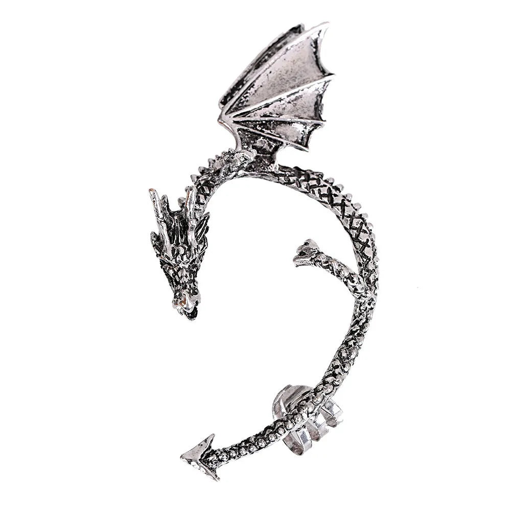 Dragon Shape Ear Cuff Earring for Men Women