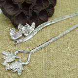 Retro Vintage Metal Alloy Bronze Bookmark Document Book Mark