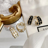 Vintage Style Metal C Geometry Ear Clip for Women