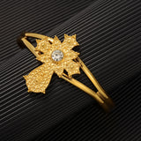 Retro Zircon Cross Pendant Set African Arab Jewelry
