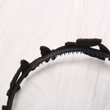 Retro Women Butterfly Headband Czech Crystal Non-slip Border Girl Hairpin