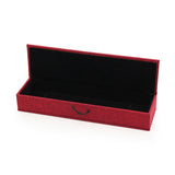 Wooden Buckle Linen Jewelry Box for Gift