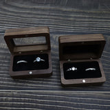 Retro Wooden Jewelry Box Large Capacity Storage Earring Ring Ladies Gift