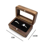 Retro Wooden Jewelry Box Large Capacity Storage Earring Ring Ladies Gift