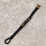 Retro Men's Leather Bracelet Rope Wrap Stainless Steel