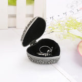 Retro Jewelry Organizer Earrings Rings Bracelet Storage Box