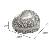 Retro Jewelry Organizer Earrings Rings Bracelet Storage Box
