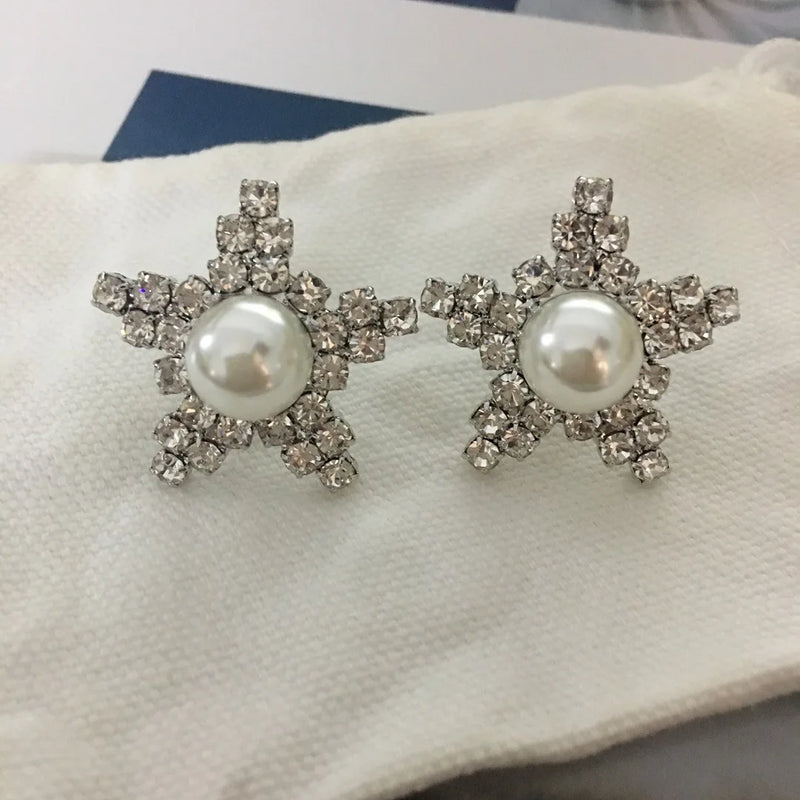 Retro Five-Star Ear Acupuncture Earrings