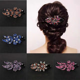 Crystal Flower Rhinestone Hairpin Accessory