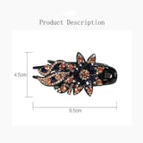 Crystal Flower Rhinestone Hairpin Accessory