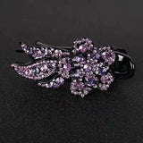 Crystal Flower Rhinestone Hairpin Accessory