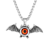 Retro Bat Eye Pendant Unisex 316L Stainless Steel Necklace Jewelry
