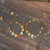 Retro Heart Bracelet & Ankle Chain Set for Women