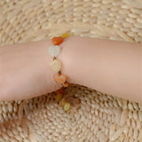 Retro Heart Bracelet & Ankle Chain Set for Women