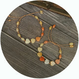 Retro Heart Bracelet & Ankle Chain Set for Women