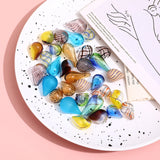 Retro Water Drop Glass Beads for DIY Earrings Necklace