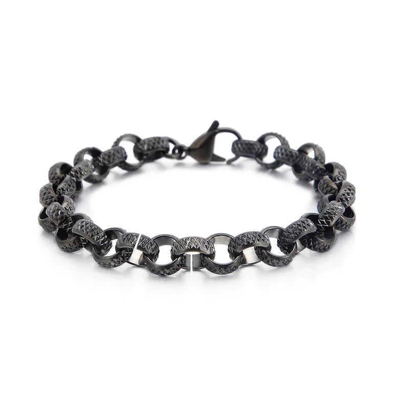 Retro Punk Cross Chain Bracelet