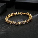 Retro Punk Cross Chain Bracelet