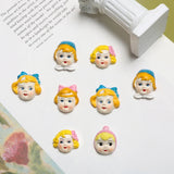 Antique Doll Head Patch Earrings DIY Hairpin Jewelry Accessories