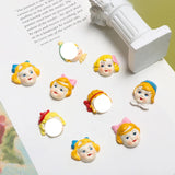 Antique Doll Head Patch Earrings DIY Hairpin Jewelry Accessories
