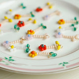 Retro Flower Earrings Pendant DIY Jewelry Accessories Material