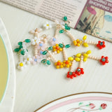 Retro Flower Earrings Pendant DIY Jewelry Accessories Material