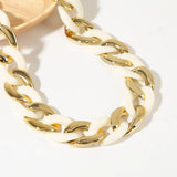 Exaggerated Hip-Hop Resin Acrylic Necklace Sweater Chain