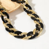 Exaggerated Hip-Hop Resin Acrylic Necklace Sweater Chain