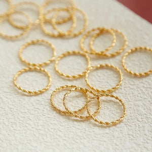 Gold-Plated Color-Preserving Earrings DIY Jewelry Materials